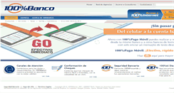 Desktop Screenshot of 100x100banco.com